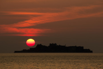 長崎の夕日