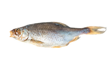 Dried fish isolated