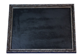 Fototapeta premium Schiefertafel im Rahmen, freigestellt