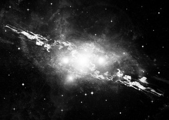 galaxy in a free space