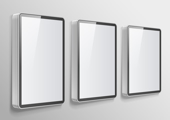 Realistic light box template