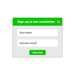 The subscription window