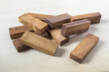 wooden blocks