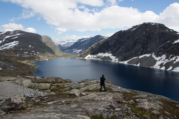Fototapeta na wymiar Dalsnibba-Pass in Norwegen