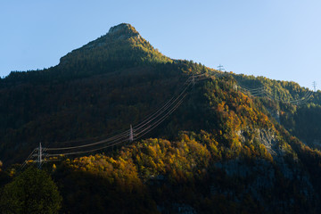 Herbstwald Landschaft Alpen Bluntautal Österreich