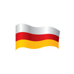 South Ossetia flag, vector illustration