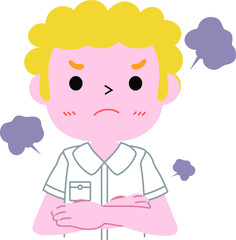 4_Blonde Western male student fury.eps