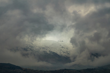 Summit Mount Hermon in January