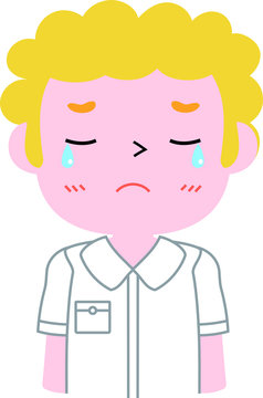 11_Blonde Western male student cry.eps