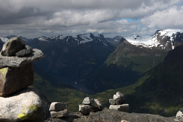 Fototapeta na wymiar Geirangerfjord in Norwegen