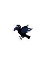 flying crows vector