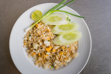 Crab meat fried rice