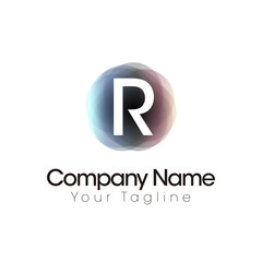 R LETTER LOGO TEMPLATE