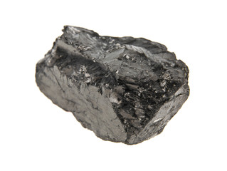 coal isolated on white background