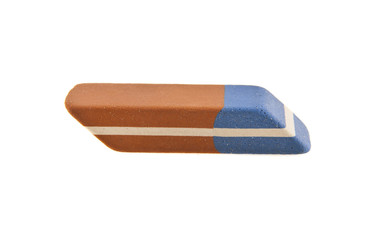 Eraser isolated on white background