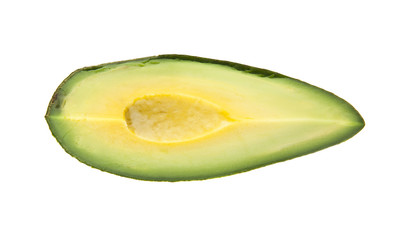 avocado isolated on white background