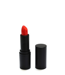 Obraz premium Red lipstick isolated on white background