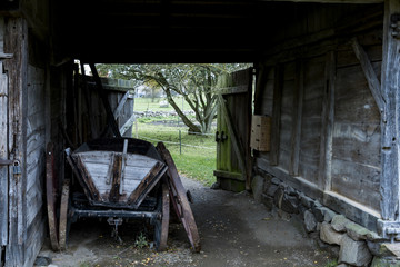 Fototapeta na wymiar Old country wagon