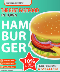 BURGER MODERN POSTER 5