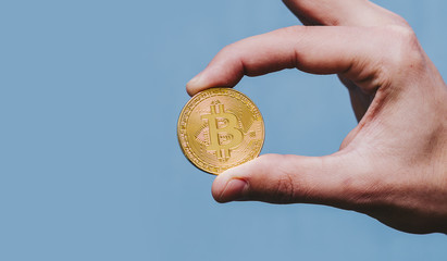 Plakat Bitcoin In Hand