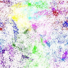 Abstract seamless background of watercolor brush strokes. Seamless multi-colored pattern. Bright grunge background. Vector grunge pattern. Multi-colored texture. Spray paints. Vector EPS 10.