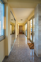 Staircase and lobby in a private villa