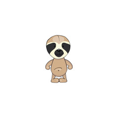 Sloth cartoon icon
