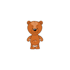 Cartoon bear icon