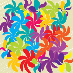 Fototapeta premium Vector Flower Background