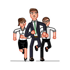 Business team with man