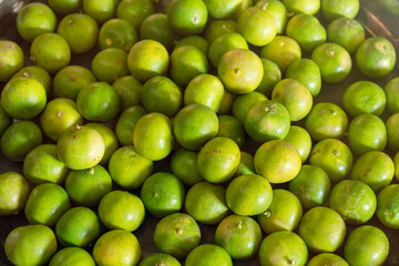 Fresh lemon in the market, Thailand.