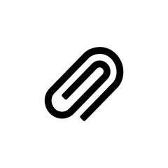 Obraz premium Clip icon for simple flat style ui design