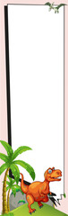 Banner design with T-Rex