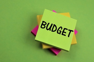 An concept Image of a Budget note