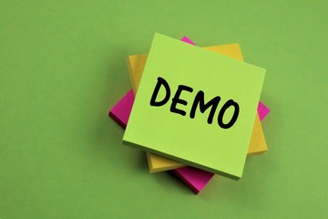 An concept Image of a demo note