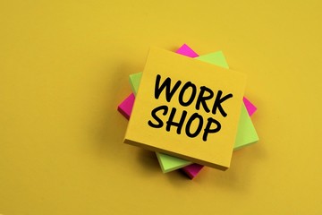 An concept Image of a Workshop note