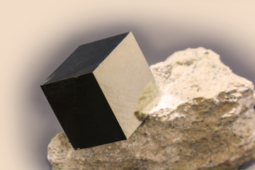 Square stone pyrite.