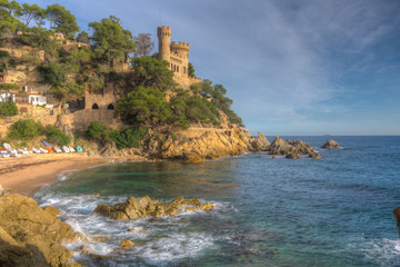 Resort town of Lloret de Mar, Costa Brava, Catalonia, Spain