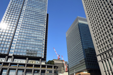 Obraz premium City view with sky