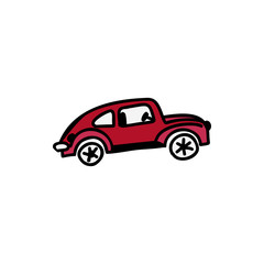 Car cartoon icon