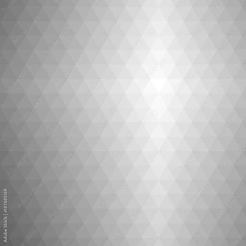 Fototapete vector abstract gray background. polygonal modern pattern. geometric texture with triangles.