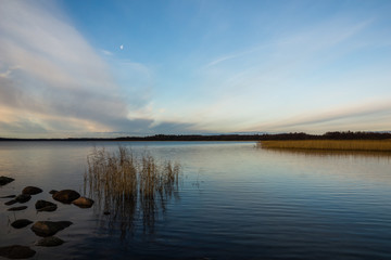 Mamry lakr near  Wegorzewo, Masuria, Poland