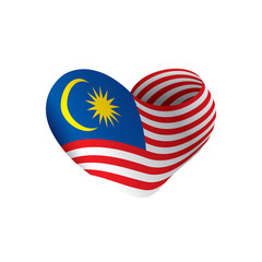 Malaysia flag, vector illustration