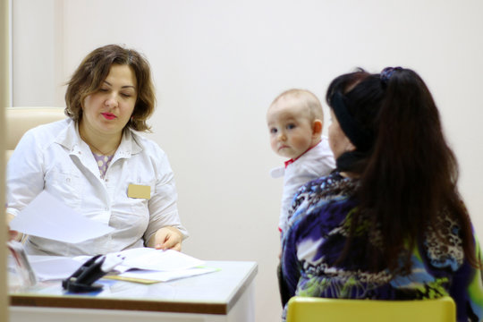 Приём детского врача