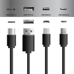 USB Cable Socket Set