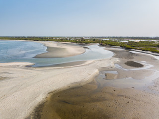 The beach of Cape Point in The Gambia