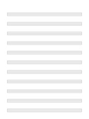 Blank sheet for entries