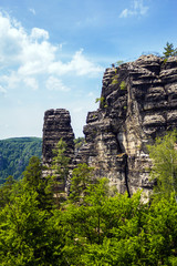 Fototapeta na wymiar National park Bohemian Switzerland, Czech republic