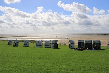 Strandkörbe Nordstrand Nordsee