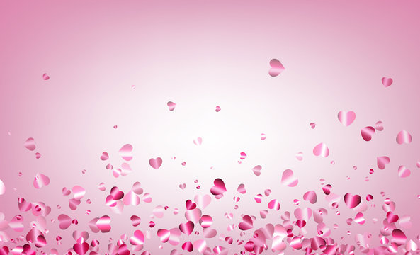 Love valentine's background with hearts.